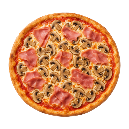 Pizza Prosciutto e Funghi